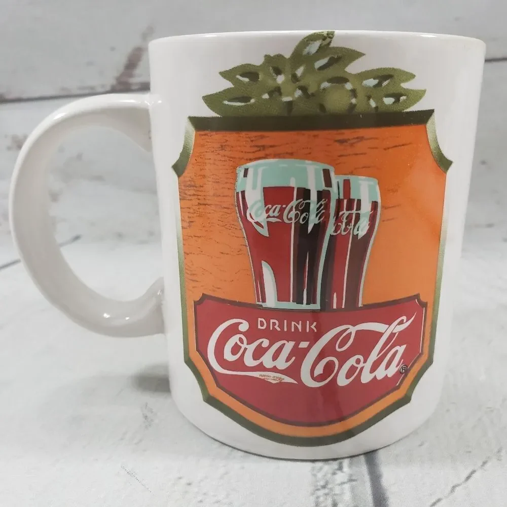 Vintage Coca Cola Mug 1996 Gibson Housewares Used